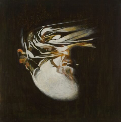 11. Chimera 5_öljy ja akryyli MDF-levylle_oil and acrylic on MDF_ 40 x 40_2026_web